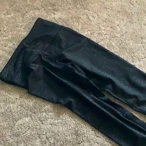 Zyia black leopard light n tight